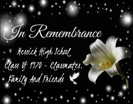 In Remembrance - MHS&) Classmates, Family And Friends ...